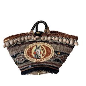 Authentic Sikuly Handbag Handmade in Italy No other available Beaded Tassels